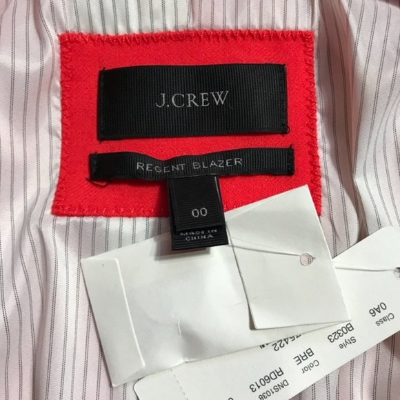 NWT. J. Crew Regent blazer in wool flannel - Picture 8 of 8